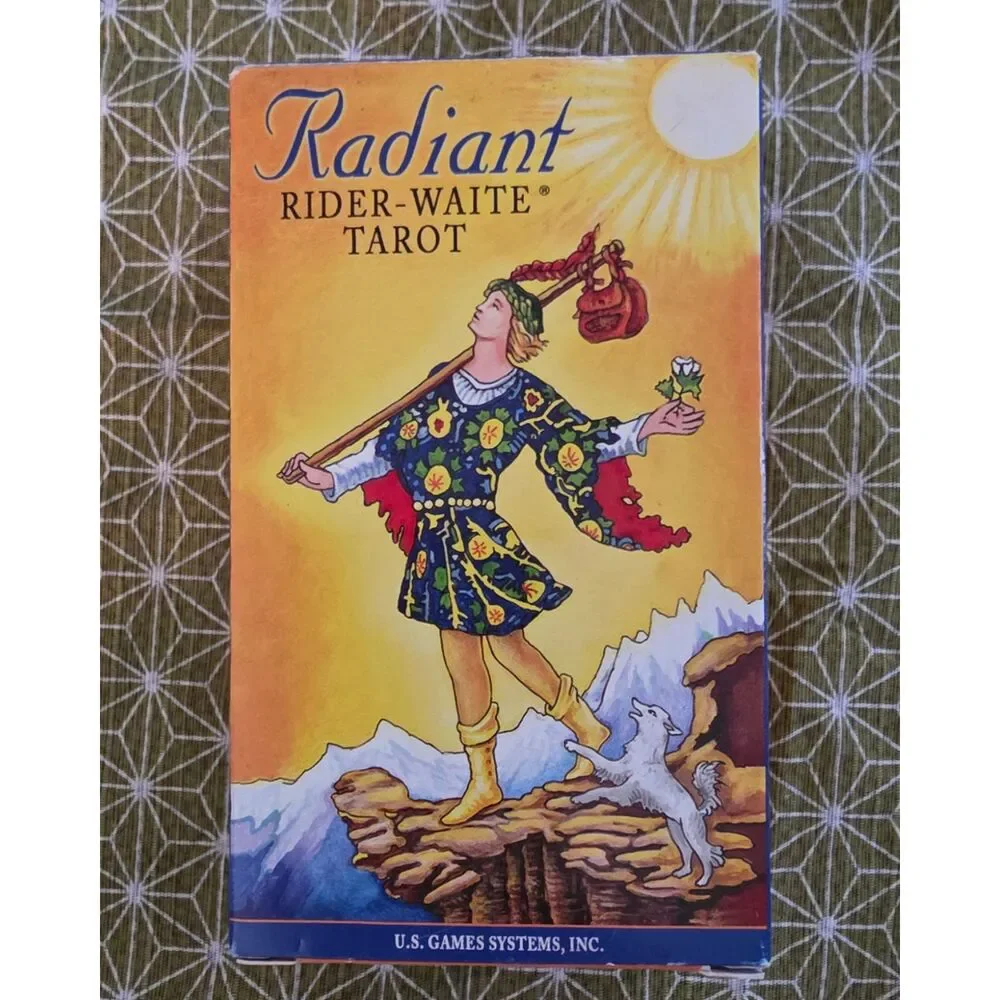 Radiant Rider Waite Tarot Deck US Games Systems Complete 78 Cards Booklet